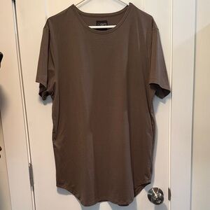 Cuts Clothing Mens Brown Short Sleeve Tee size XXL